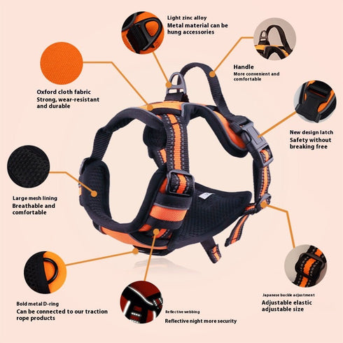 Harnais chien réglable - Valeor